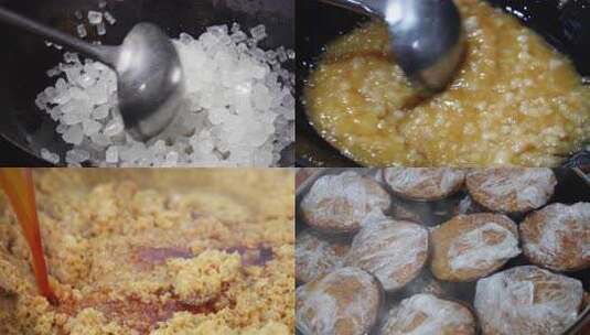 合集-贵州传统美食小米渣小米鲊制作流程高清在线视频素材下载