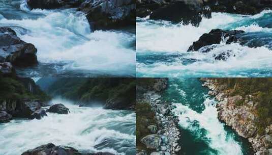 河流江河水流水源水源水资源河流山水水面高清在线视频素材下载