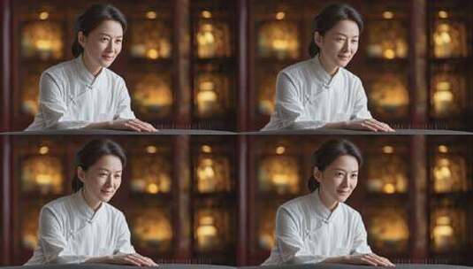 传统中医针灸疗法展示宁静而专业的氛围高清在线视频素材下载