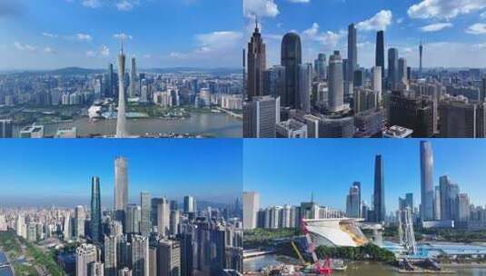 4K广州城市风光宣传片精品航拍高清在线视频素材下载
