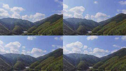 航拍浙江丽水云和梯田 秋天丰收的金色稻田高清在线视频素材下载