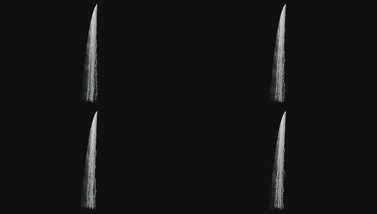 黑色背景下的水流素材高清在线视频素材下载