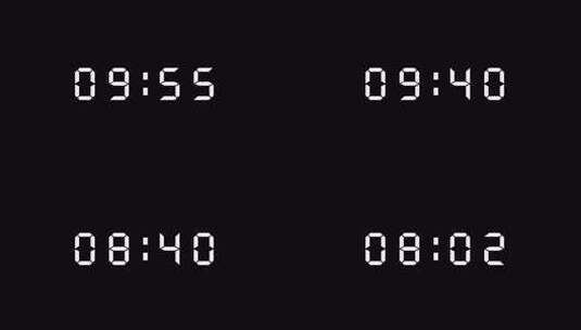 10分钟倒计时高清在线视频素材下载