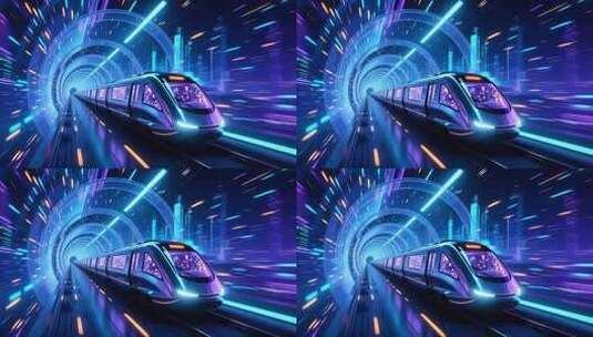 地铁时空隧道穿梭4K高清在线视频素材下载