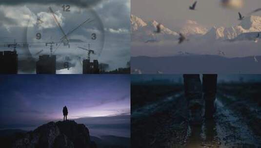 【视频】未来的路励志年会开场片头高清在线视频素材下载