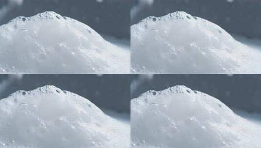 微距泡沫特写高清在线视频素材下载