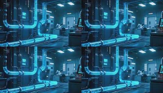 科技感未来实验室场景高清在线视频素材下载