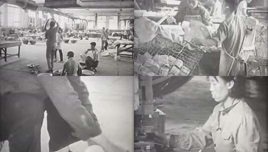 50年代60年代70年代搪瓷厂高清在线视频素材下载