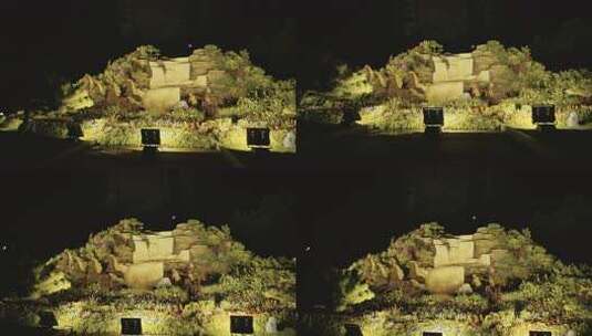 长安街抗日战争胜利80周年主题纪念花坛高清在线视频素材下载