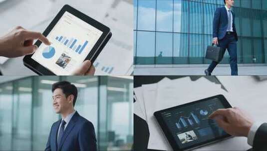 商务合作握手洽谈合集高清在线视频素材下载