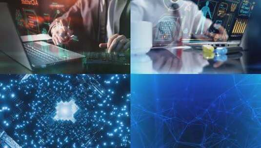 AI人工智能科技场景合集神经网络4K高清在线视频素材下载