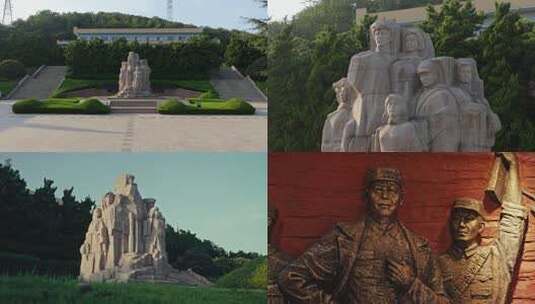 革命烈士纪念馆高清在线视频素材下载