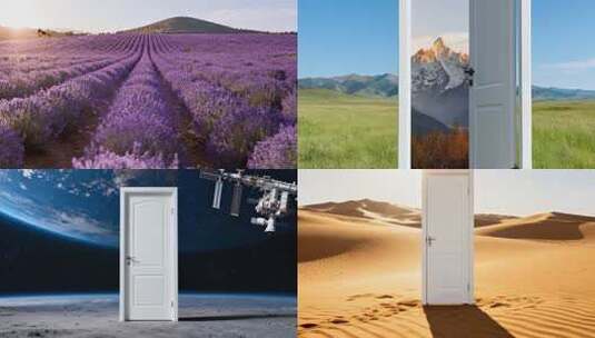 门 时空穿越 时空穿梭 时空之门 开门高清在线视频素材下载