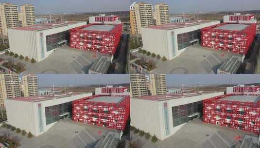 榆林民歌博物馆高清在线视频素材下载