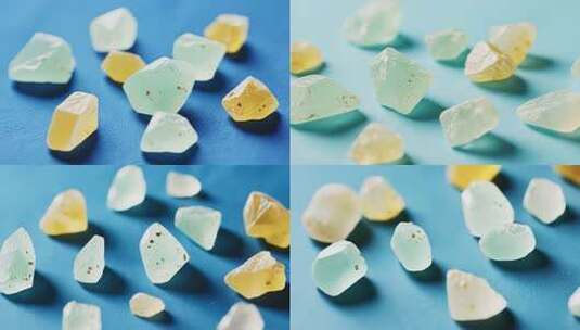 多彩宝石特写高清在线视频素材下载