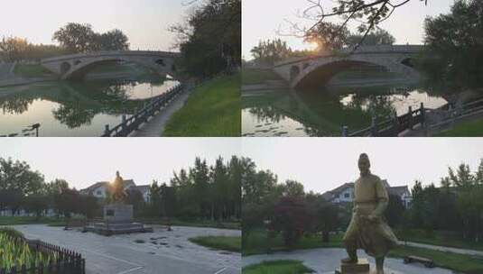 中国石拱桥赵州桥高清在线视频素材下载