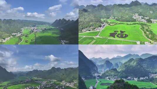 贵州黔西南兴义市5A级景区万峰林景区高清在线视频素材下载