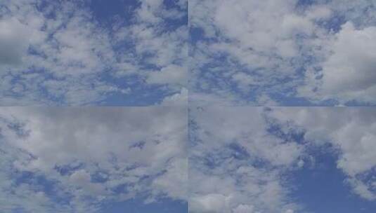 非洲坦桑尼亚蓝天白云下的晴朗天空高清在线视频素材下载