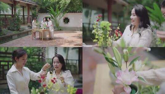 健康生活方式  花茶 玻璃高清在线视频素材下载