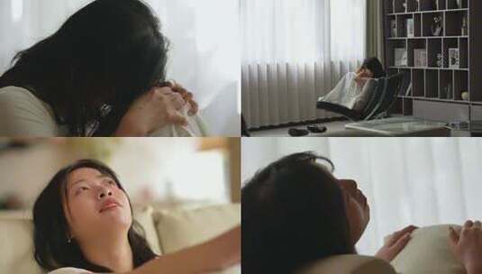 悲伤情绪失落的女人高清在线视频素材下载