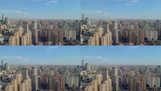 天津城市航拍天塔航拍高清在线视频素材下载