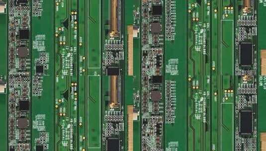 电路板微距特写高清在线视频素材下载