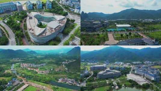桂林电子科技大学花江校区多镜头高清在线视频素材下载