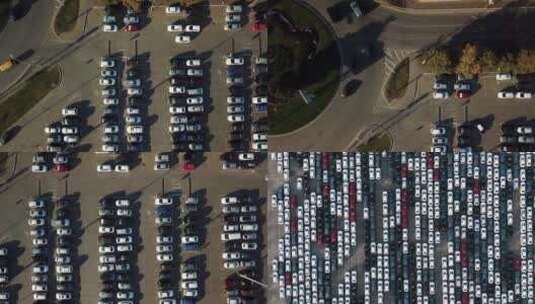 【合集】繁忙的停车场地高清在线视频素材下载