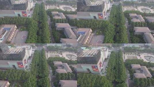 河北邯郸城市建设航拍高清在线视频素材下载