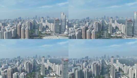 深圳滨海大道航拍城市建筑风光街道交通车流高清在线视频素材下载