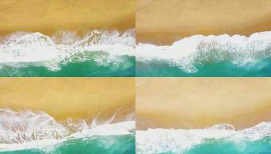 大海沙滩海浪高清在线视频素材下载