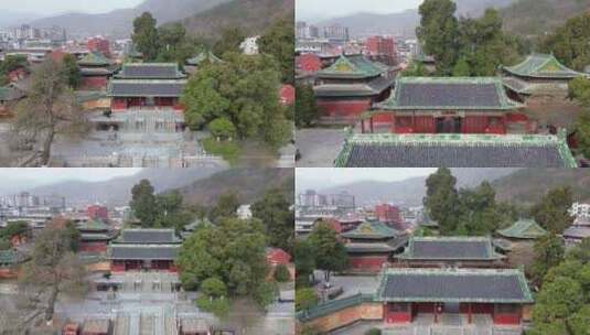 四川绵阳平武县报恩寺高清在线视频素材下载