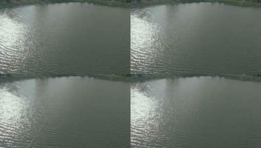 波光粼粼的湖面航拍视频素材3高清在线视频素材下载