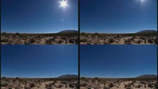 延时拍摄沙漠天空高清在线视频素材下载