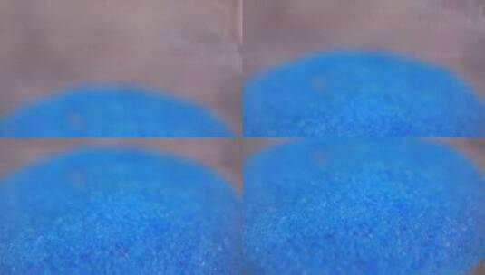 化学品硫酸铜蓝钒高清在线视频素材下载