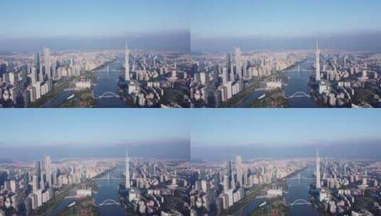广东省广州市城市风光高清在线视频素材下载