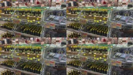济南历下区大润发超市高清在线视频素材下载