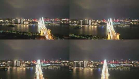 海南海口世纪大桥高清在线视频素材下载
