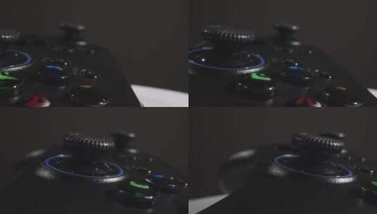 宏特写视频游戏控制器按钮高清在线视频素材下载