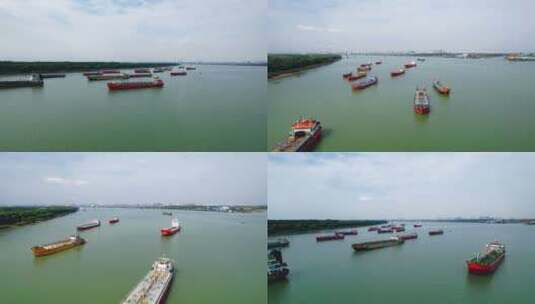长江航运货船高清在线视频素材下载
