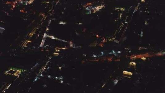 城市夜景-上海金山枫泾古镇高清在线视频素材下载
