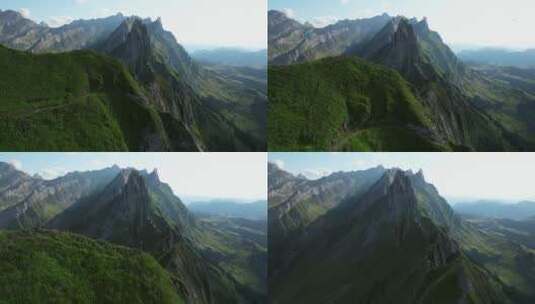 山脉景观航拍 高清在线视频素材下载