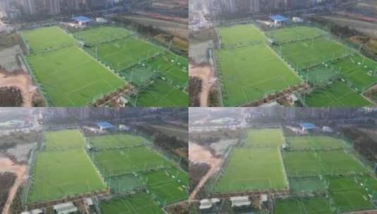 湖南长沙五人制足球场高清在线视频素材下载