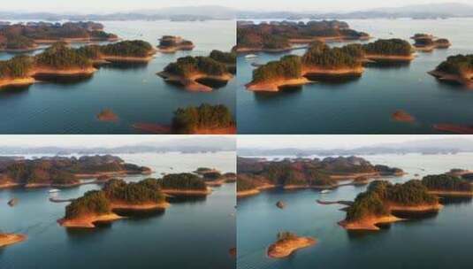 千岛湖风景区风光高清在线视频素材下载