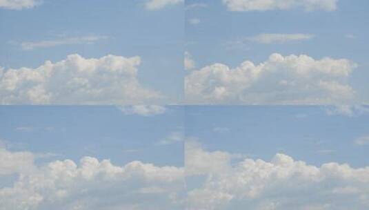 蓝天白云的延时拍摄高清在线视频素材下载