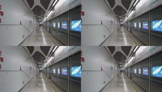 成都地铁场景高清在线视频素材下载