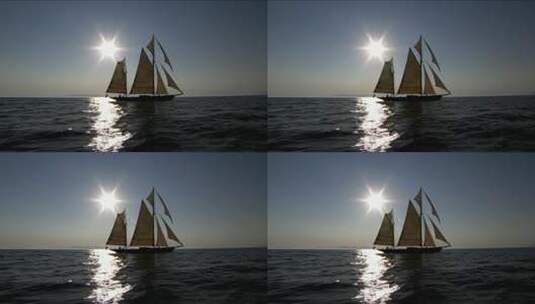 帆船航海扬帆起航远航励志梦想征程29高清在线视频素材下载