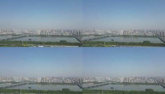 河南洛阳城市风光航拍高清在线视频素材下载