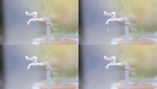 水 水滴 浪费水 滴水 水龙头滴水高清在线视频素材下载