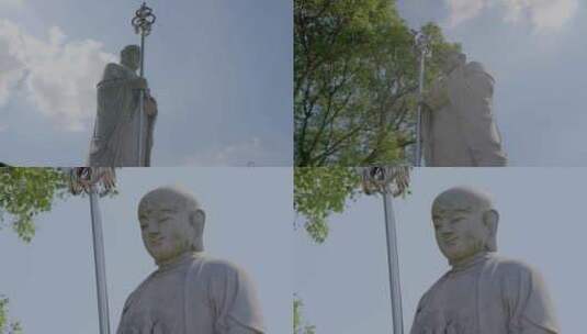 「有版权」原创三藏法师雕像合集4K高清在线视频素材下载